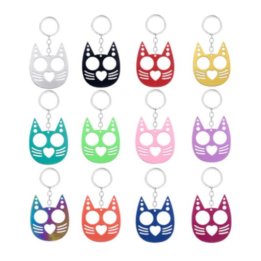 Cat Self Defense Keychains  Kitty Knuckles Defense Tools – Self Defense  Keychain Store