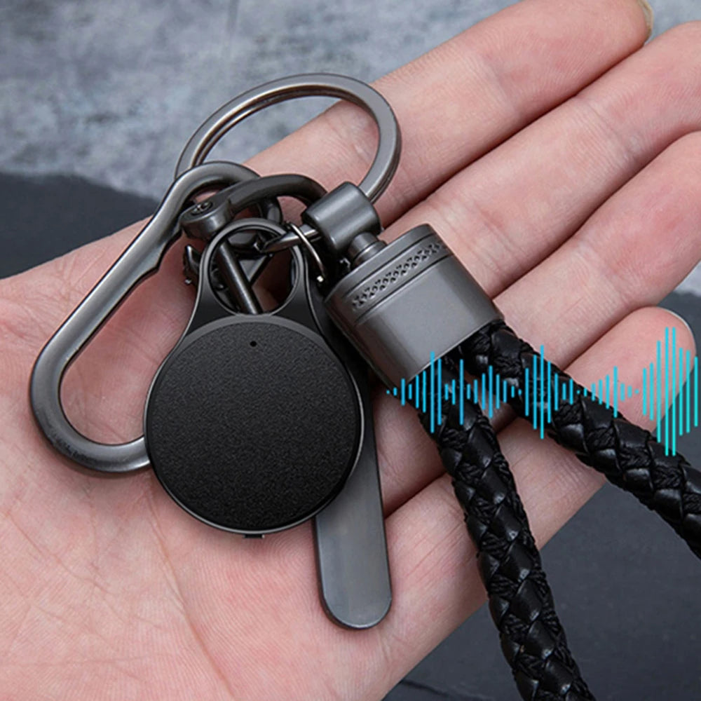 Mini Voice Recorder Locket Audio Recording Safety Keychain