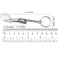 Nano 1.9" Folding Stainless Steel Knife Keychain