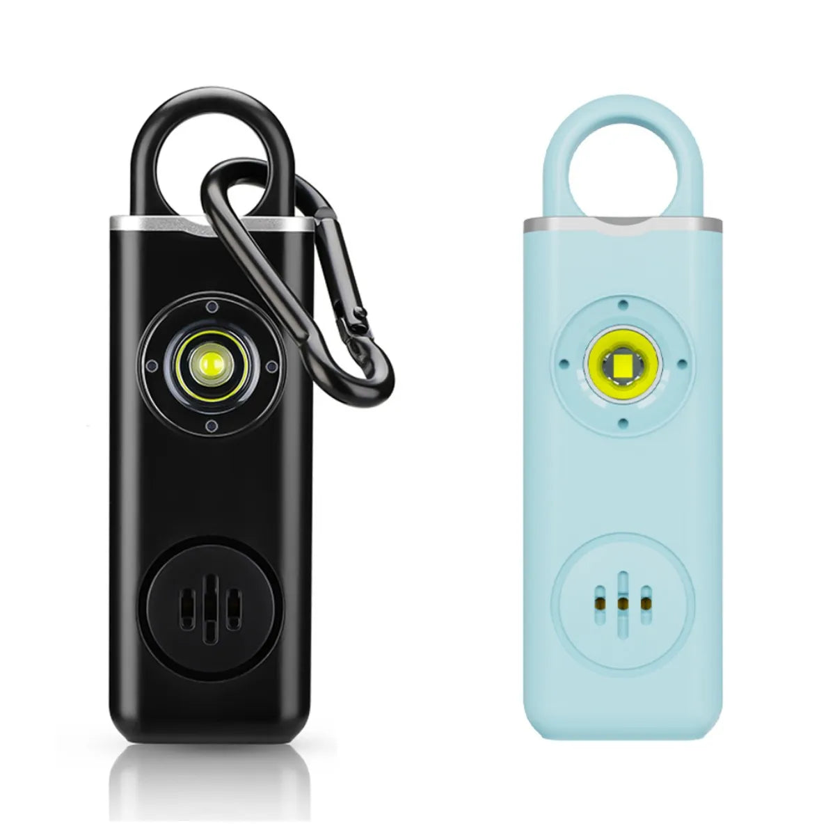 Pendant Personal Alarm + LED Emergency Light Self Defense Keychain