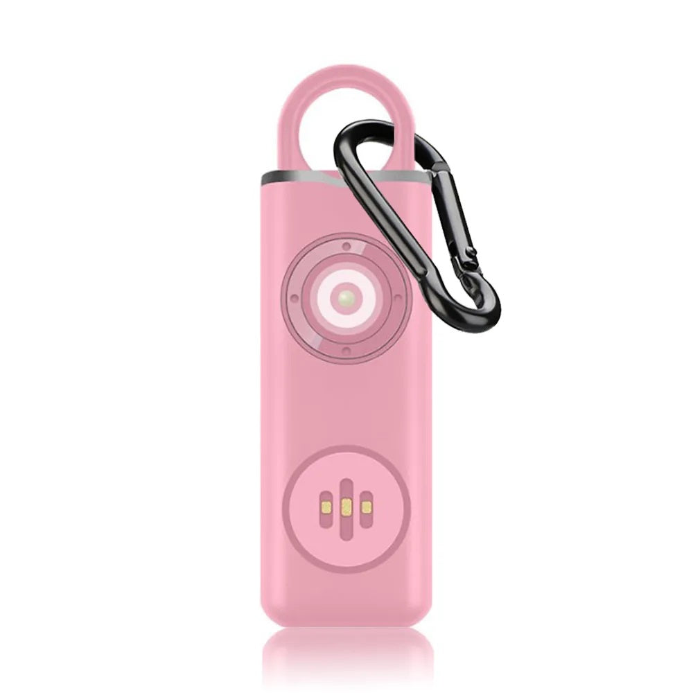 Pendant Personal Alarm + LED Emergency Light Self Defense Keychain