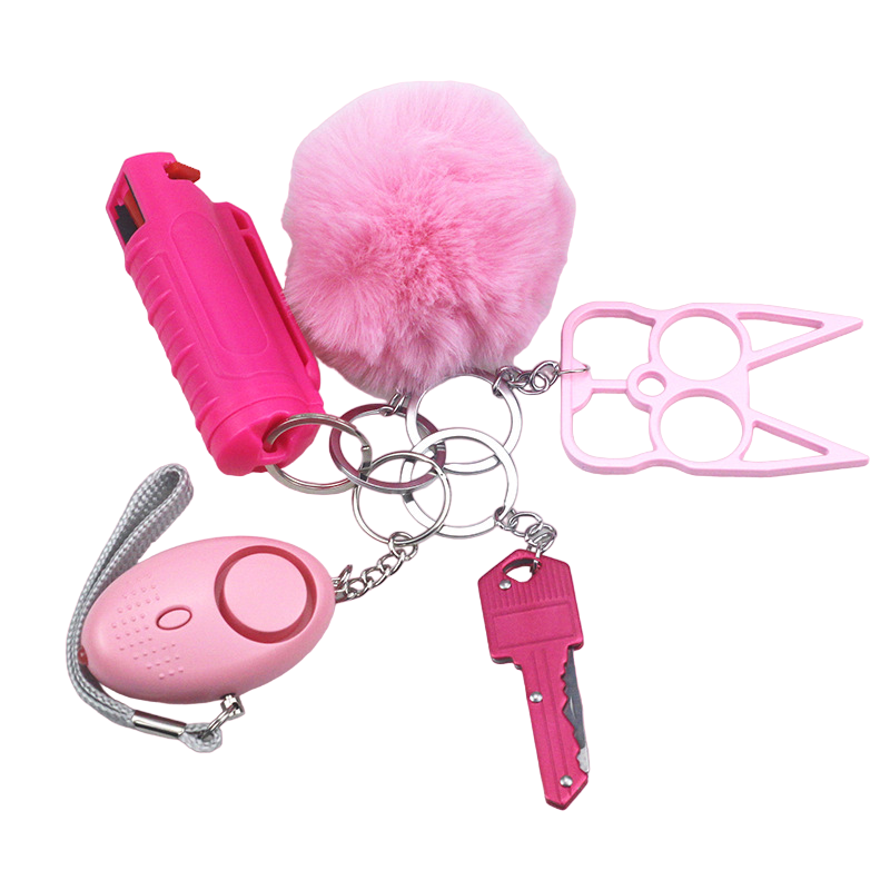 Pink Total Protection 5-Piece Self Defense Kit