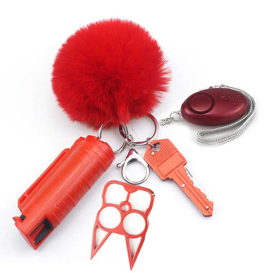 Red Lean Protection 5-Piece Self Defense Kit