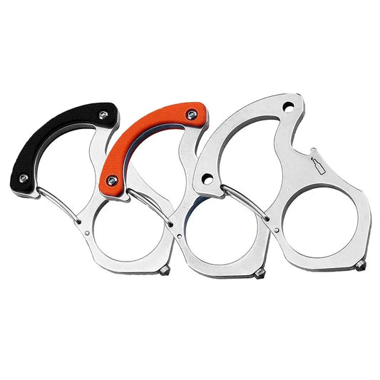 Multi-Tool Steel Knuckles Keychain