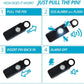Amulet Personal Alarm + LED Flashlight Combo Self Defense Keychain