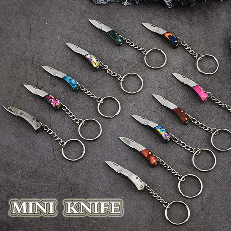 Nano 1.9" Folding Stainless Steel Knife Keychain