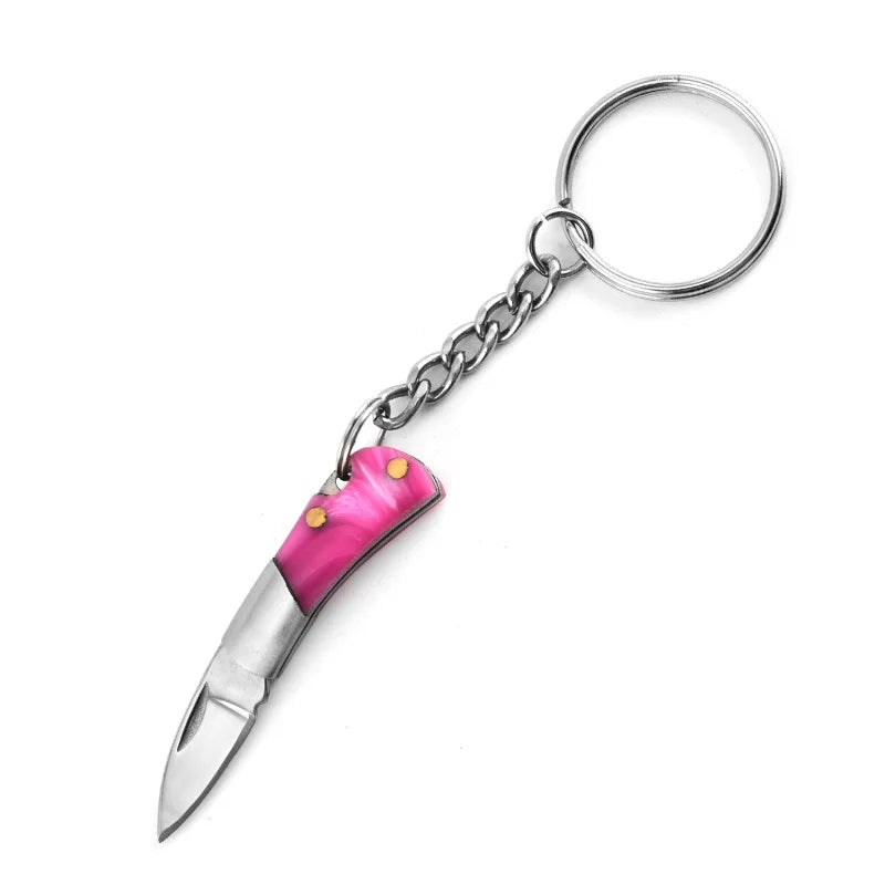 Nano 1.9" Folding Stainless Steel Knife Keychain