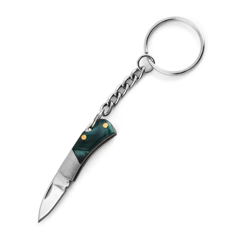 Nano 1.9" Folding Stainless Steel Knife Keychain