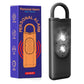 Dual-LED Pendant 130-dB Personal Alarm Self Defense Keychain