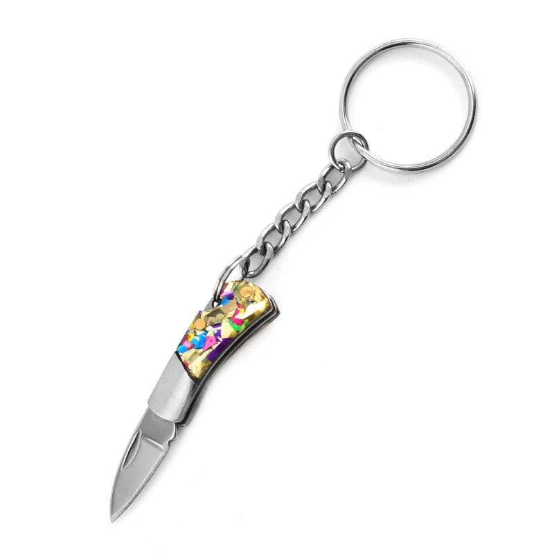 Nano 1.9" Folding Stainless Steel Knife Keychain