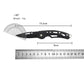 Folding Stainless Steel Pocket Knife with Keychain Ring