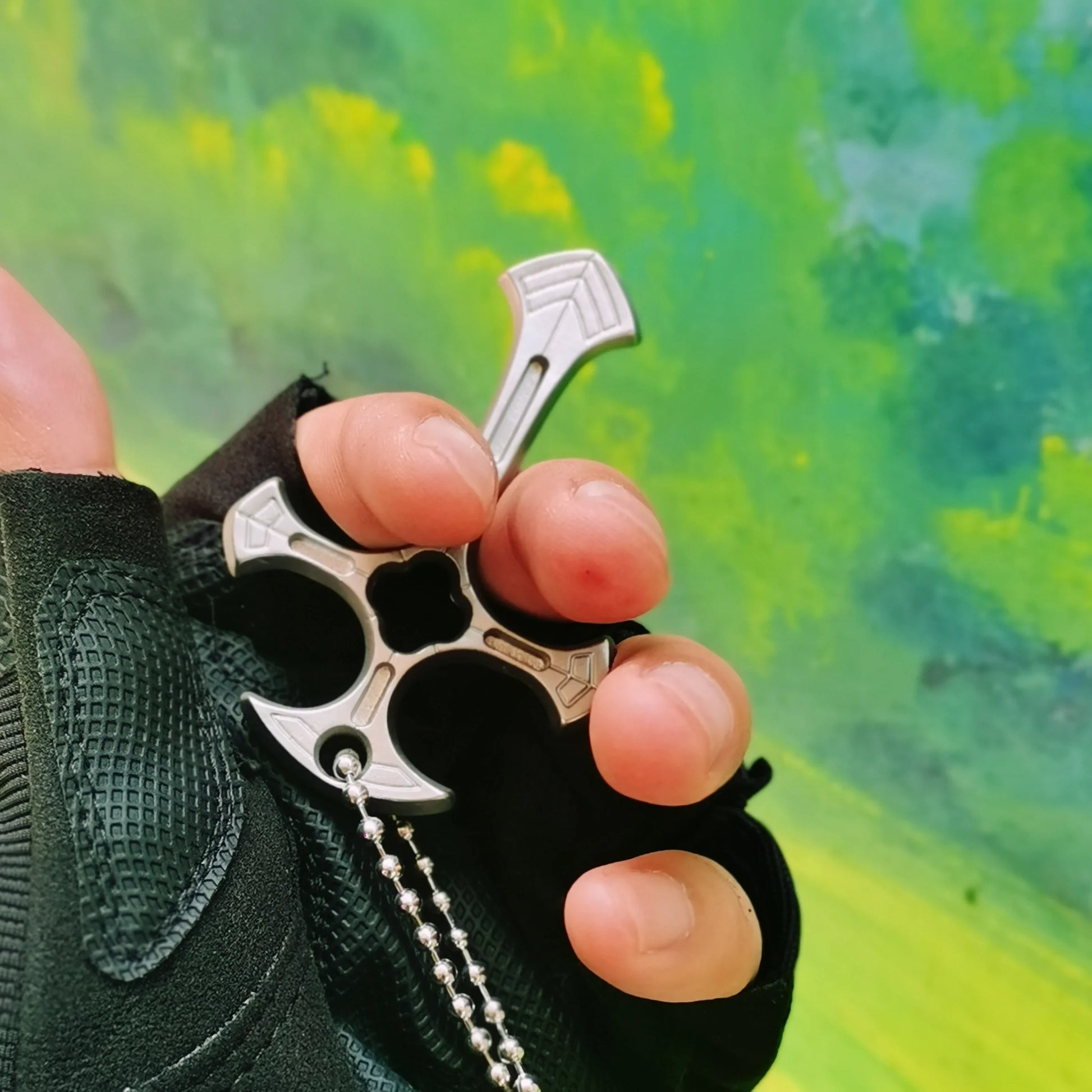 Cross Handheld Self Defense Knuckles Keychain – Self Defense Keychain Store