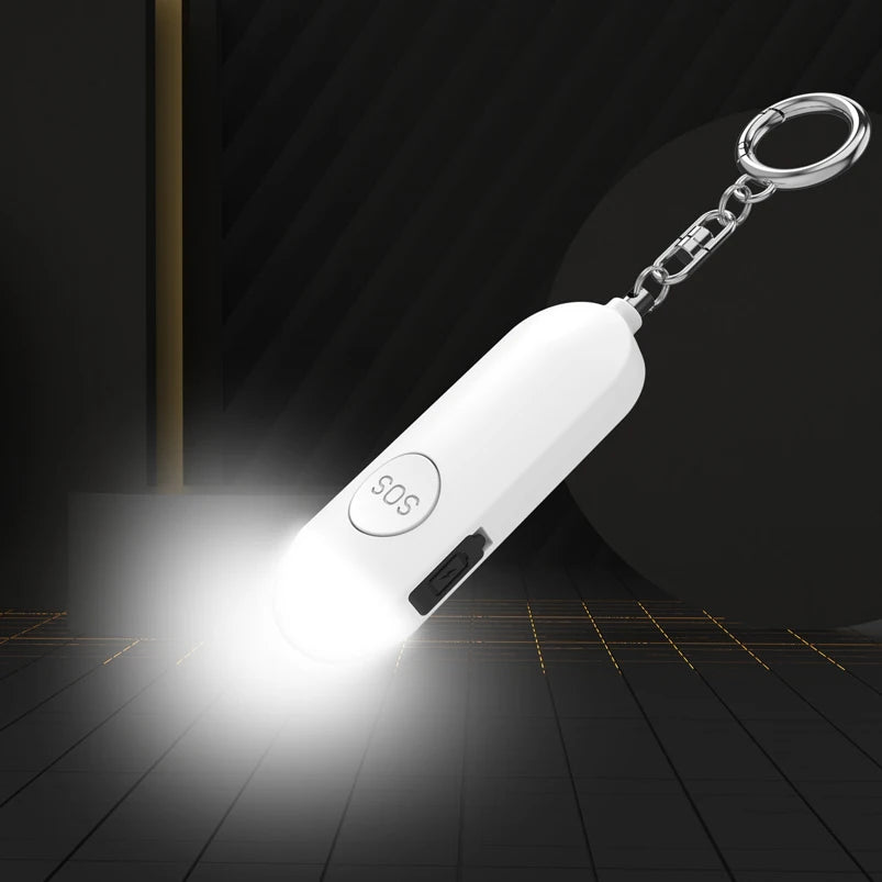 Slim Mini SOS 130-dB Self Defense Keychain Alarm
