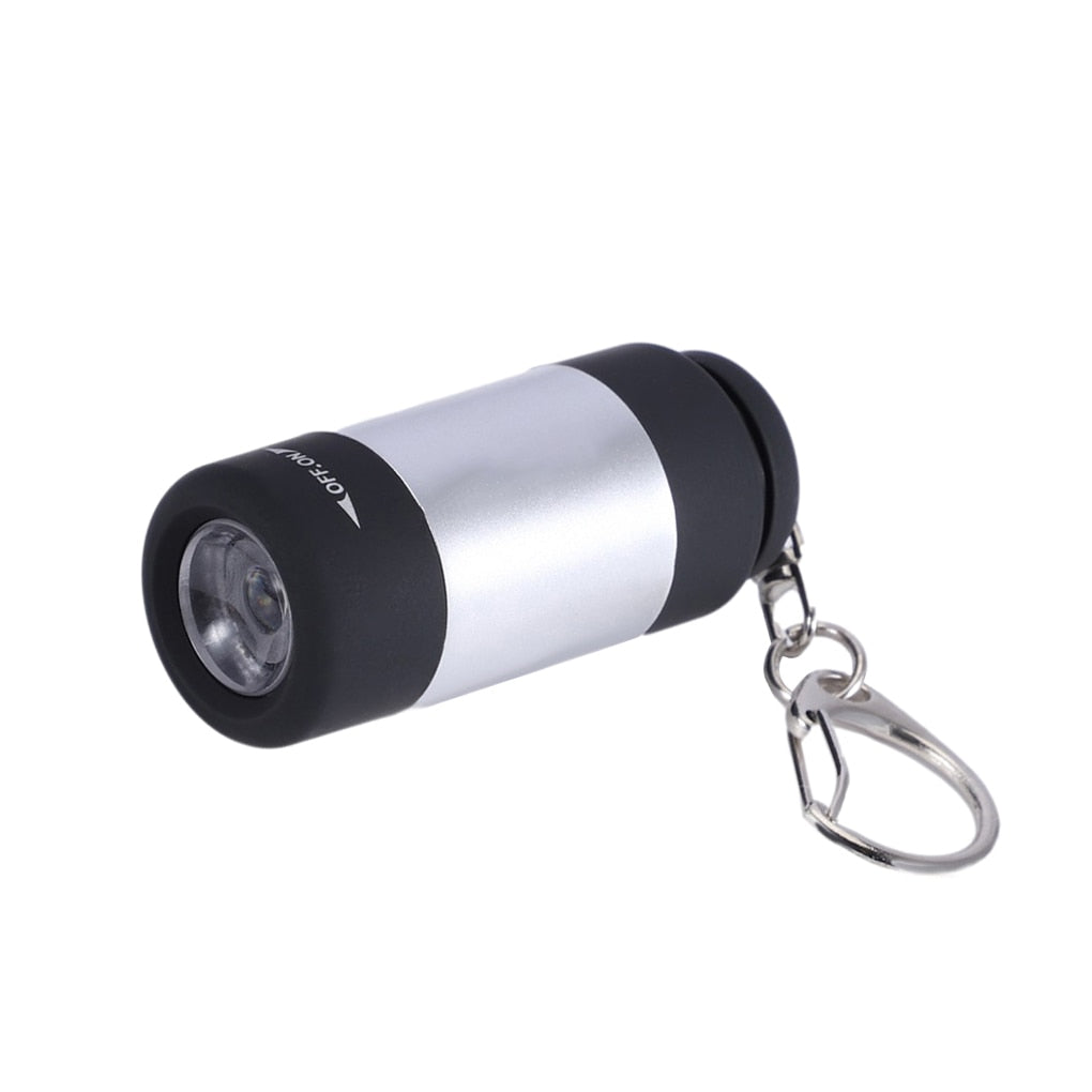 Mini Torch LED Flashlight Safety Keychain