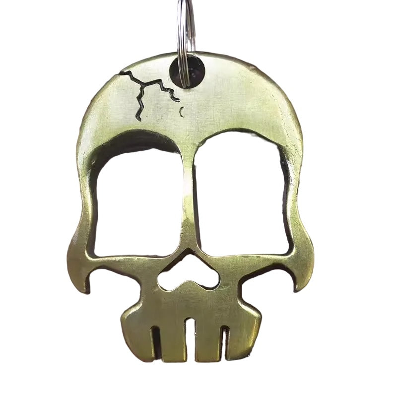 Wholesale Skull Head Self Defense Knuckles Keychain – Self Defense