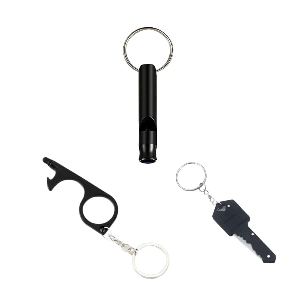 Safety Tool Keychains 3-Piece Self Defense Kit – Self Defense Keychain ...