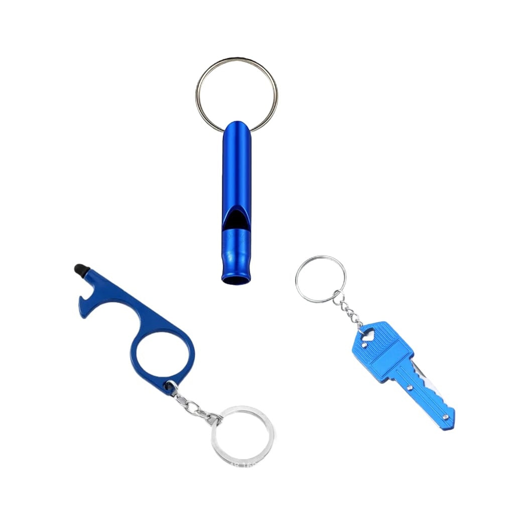 Safety Tool Keychains 3-Piece Self Defense Kit