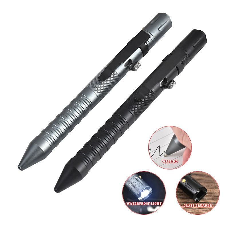 Kubaton Pen with Flashlight Self Defense Keychain