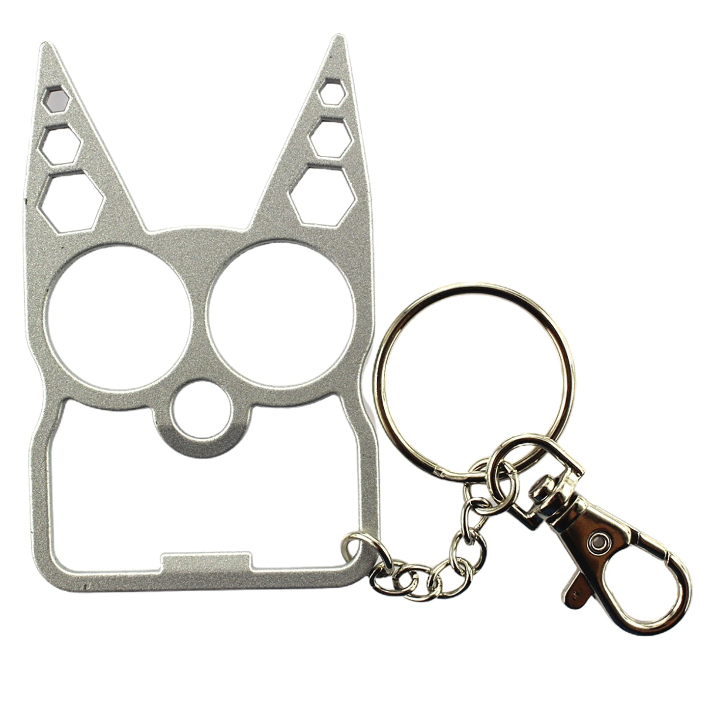 Tiger Ears Self Defense Knuckles Keychain