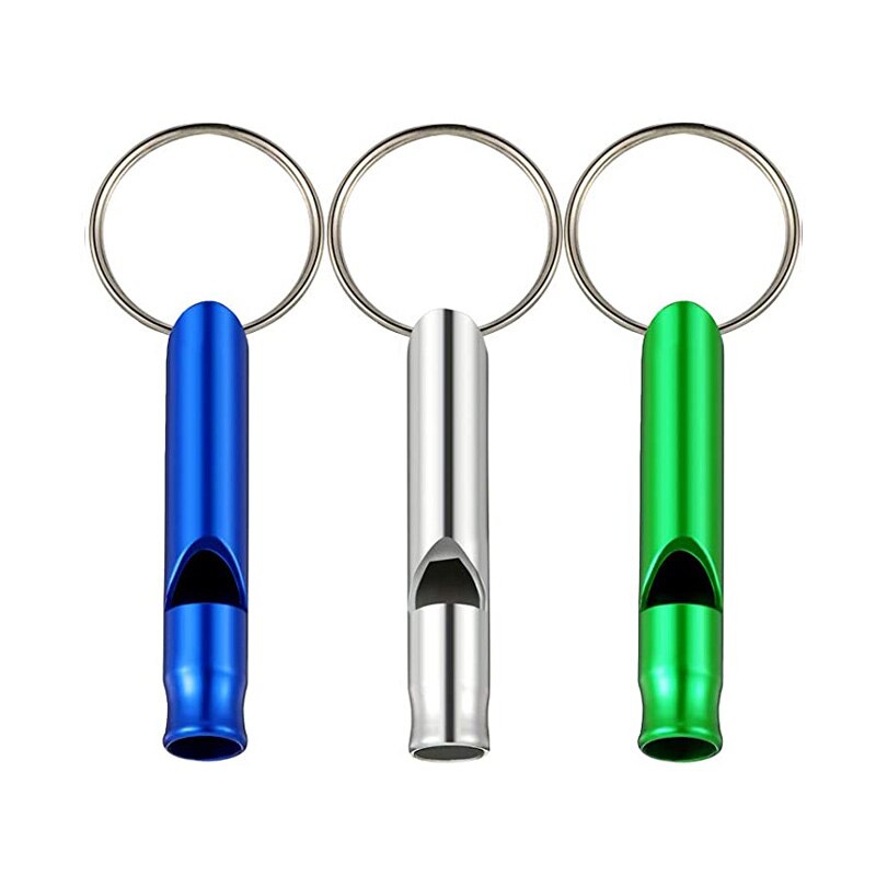 Mini Whistles - Blue, Silver and Green Colors