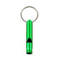 Green Mini Safety Whistle Keychain