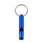 Blue Mini Whistle Safety Keychain